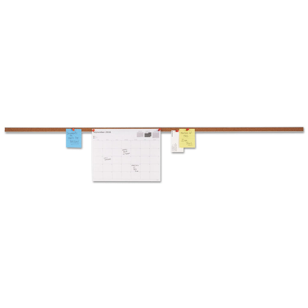 Universal Cork Bulletin Bar, Brown, 48 x 1