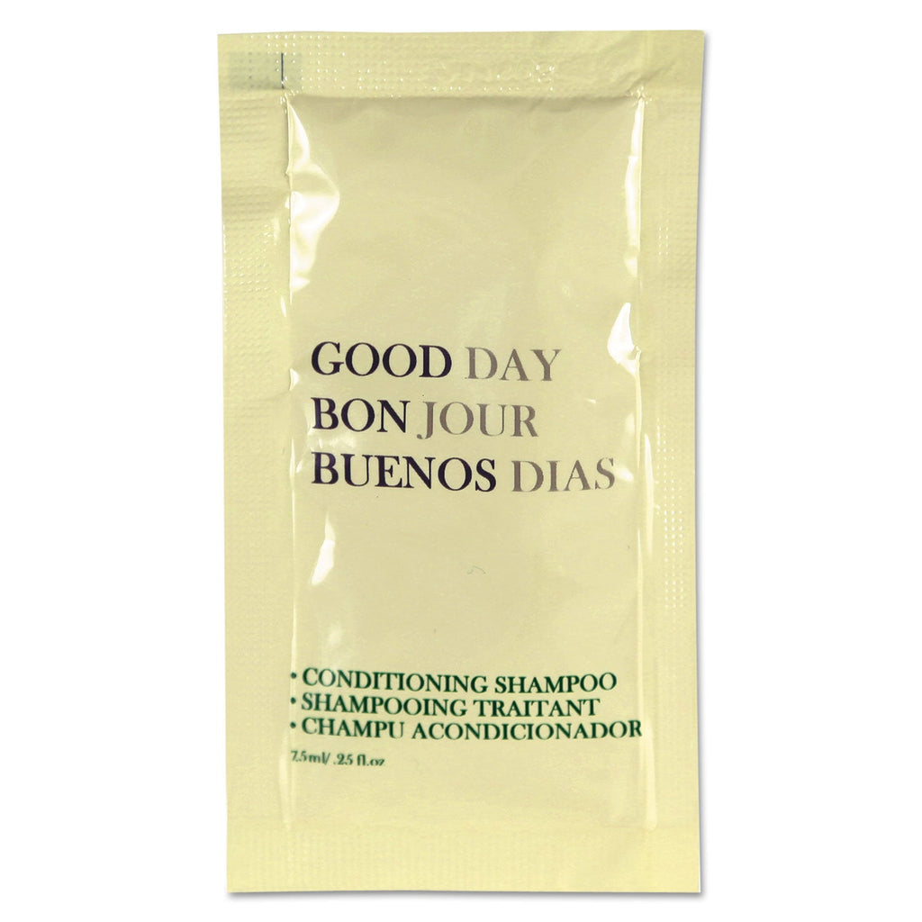 Good Day Conditioning Shampoo, Fresh, 0.25 oz Tube, 500/Carton