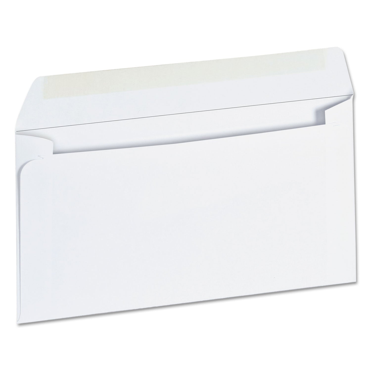 Universal Open-Side Business Envelope, #6 3/4, Square Flap, Gummed Closure, 3.63 x 6.5, White, 500/Box