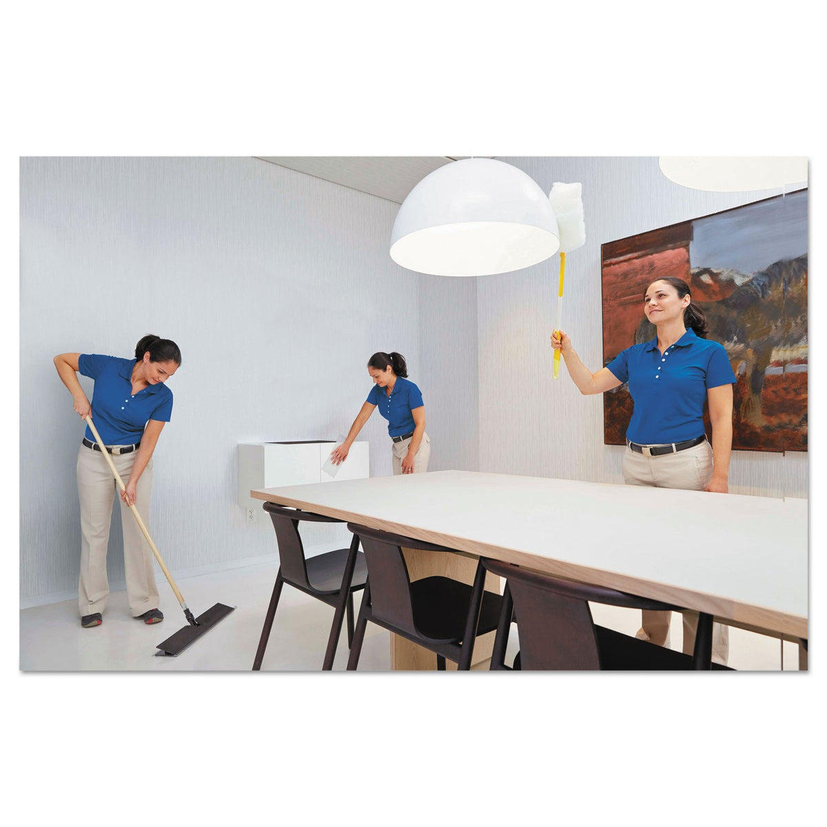 3M Easy Trap Duster, 5" x 125 ft, White, 250 Sheet/Roll, 2 Rolls/Carton