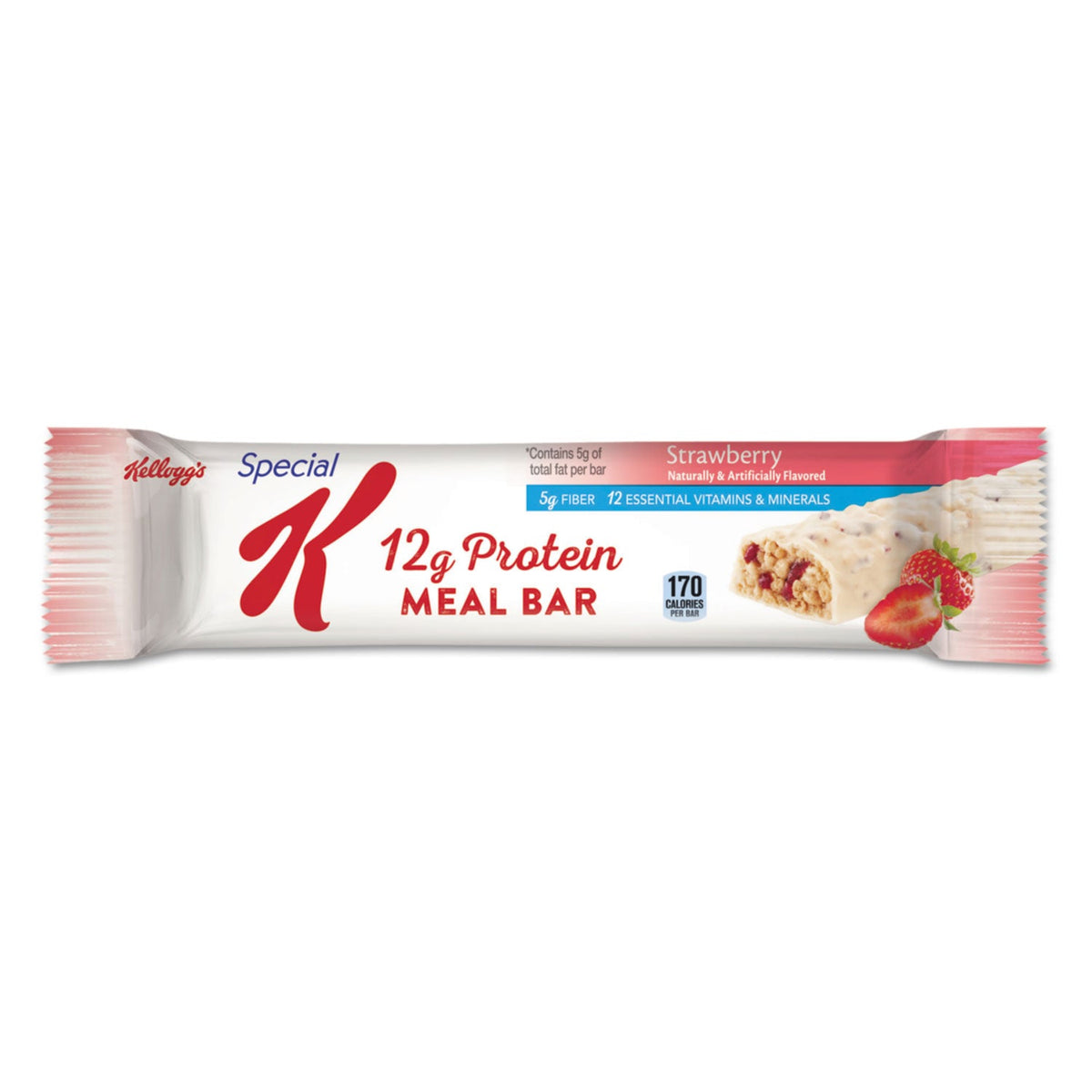 Kellogg's Special K Protein Meal Bar, Strawberry, 1.59 oz, 8/Box