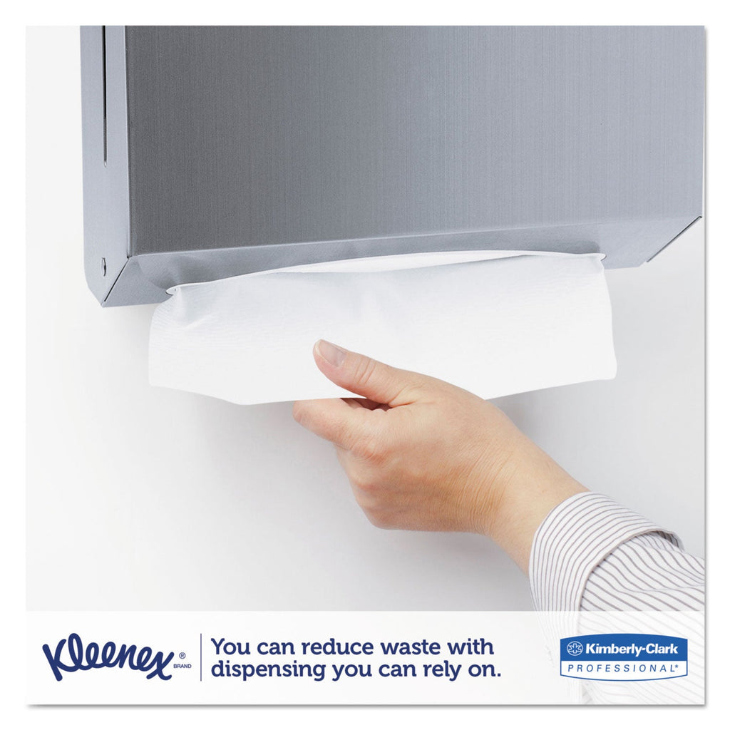 Kleenex Premiere Folded Towels, 9.4 x 12,4, White, 120/Pack, 25 Packs/Carton
