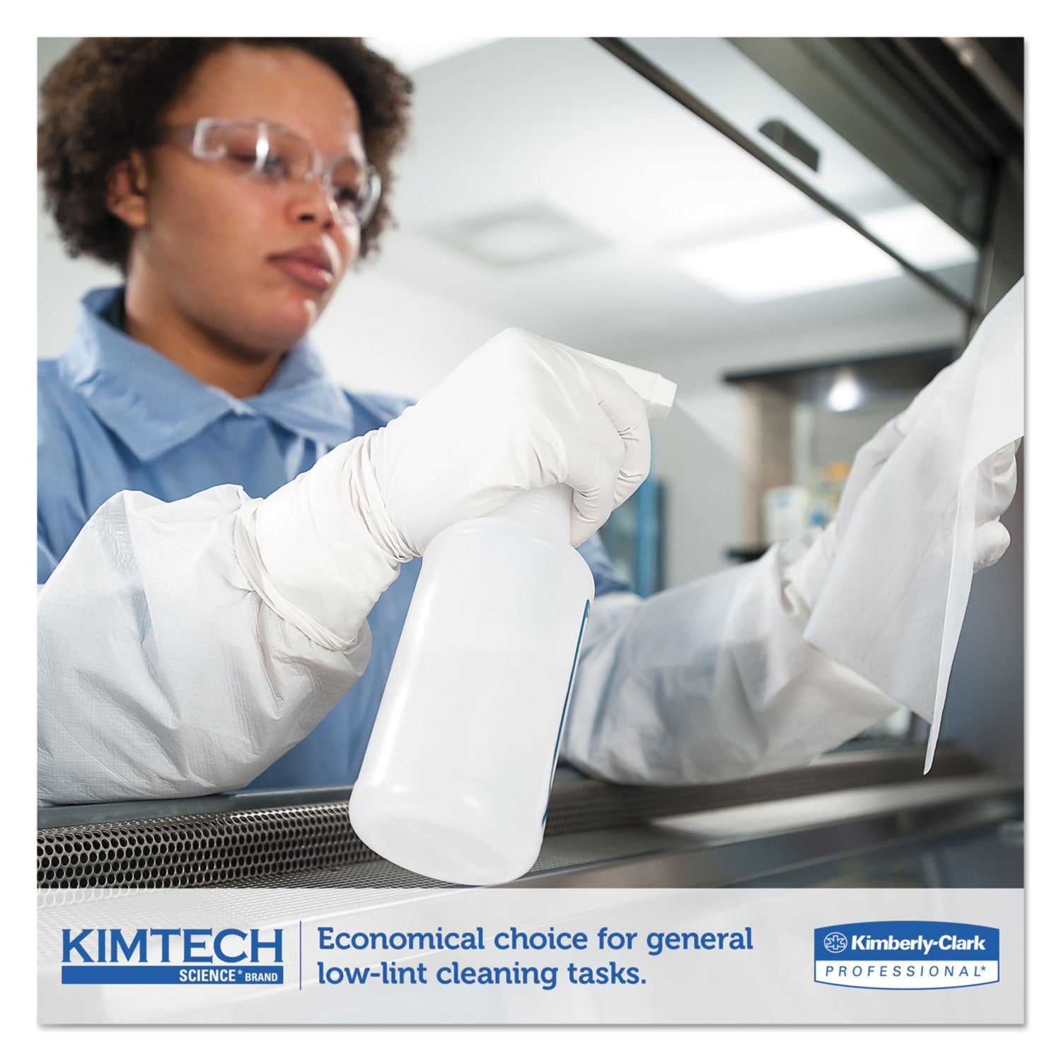 Kimtech Precision Wiper, POP-UP Box, 1-Ply, 14.7 x 16.6 White, 144/Box, 15 Boxes/Carton