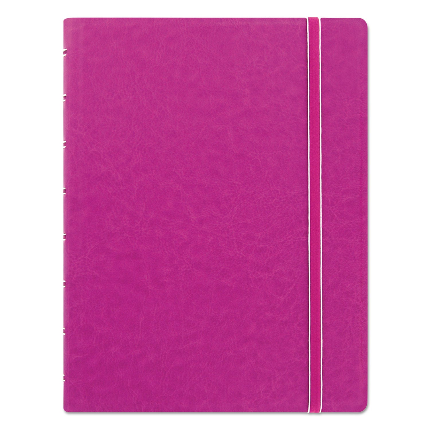 Filofax Notebook, 1 Subject, Medium/College Rule, Fuchsia Cover, 8.25 x 5.81, 112 Sheets