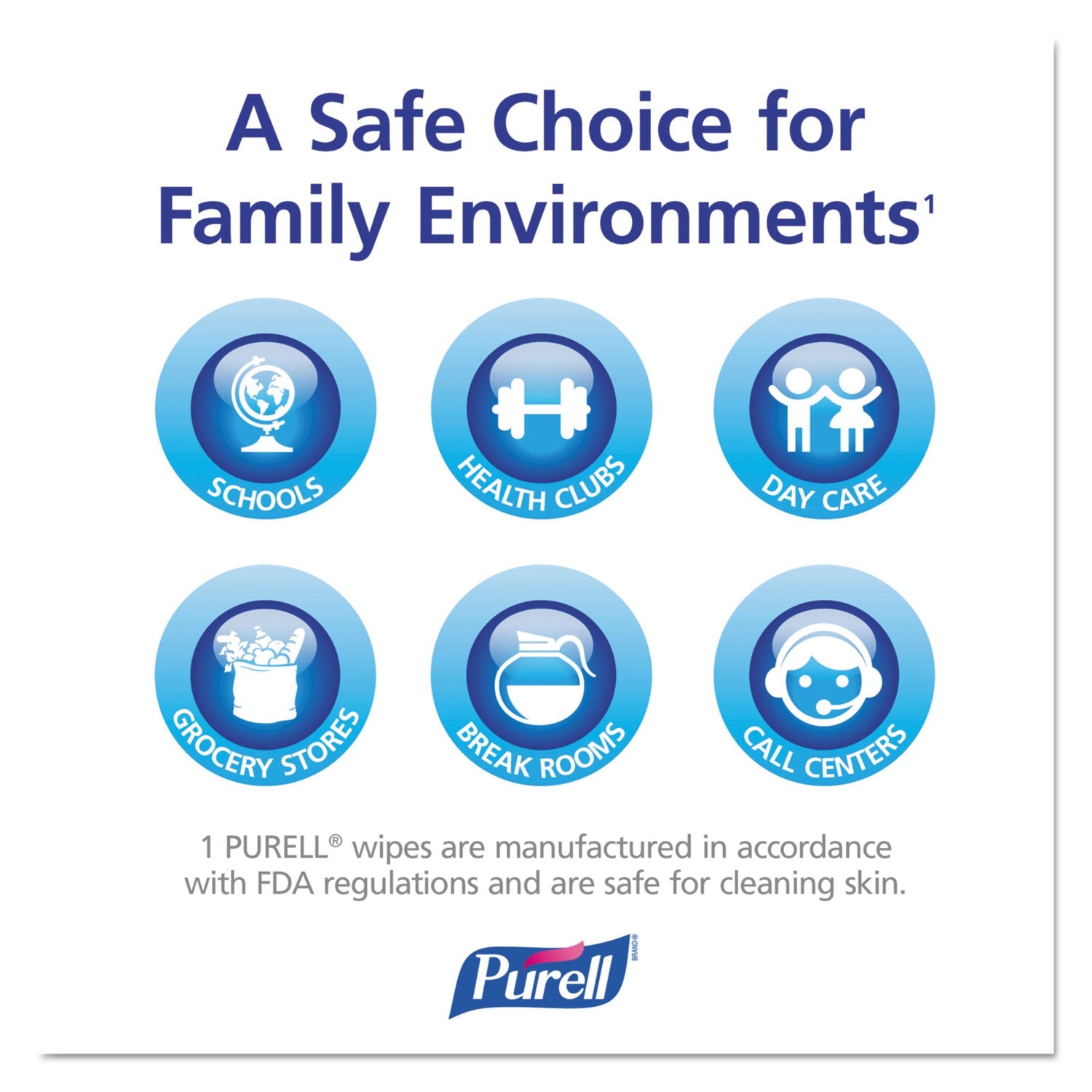 PURELL Sanitizing Hand Wipes, Individually Wrapped, 5 x 7, 1,000/Carton