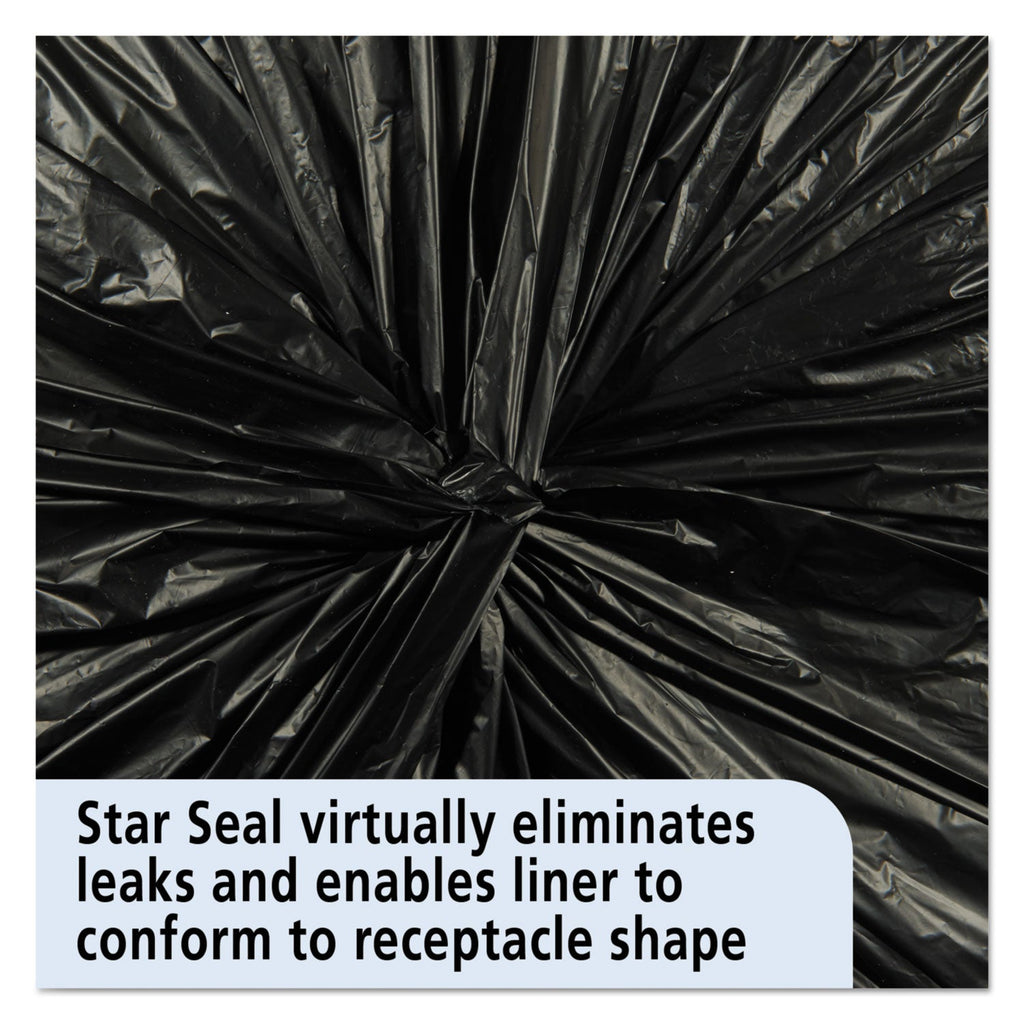 Stout Insect-Repellent Trash Bags, 55 gal, 2 mil, 37" x 52", Black, 65/Box