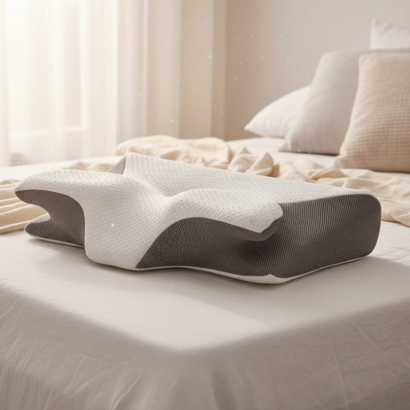 Memory Foam Butterfly Pillow – Slow Rebound Cervical Support