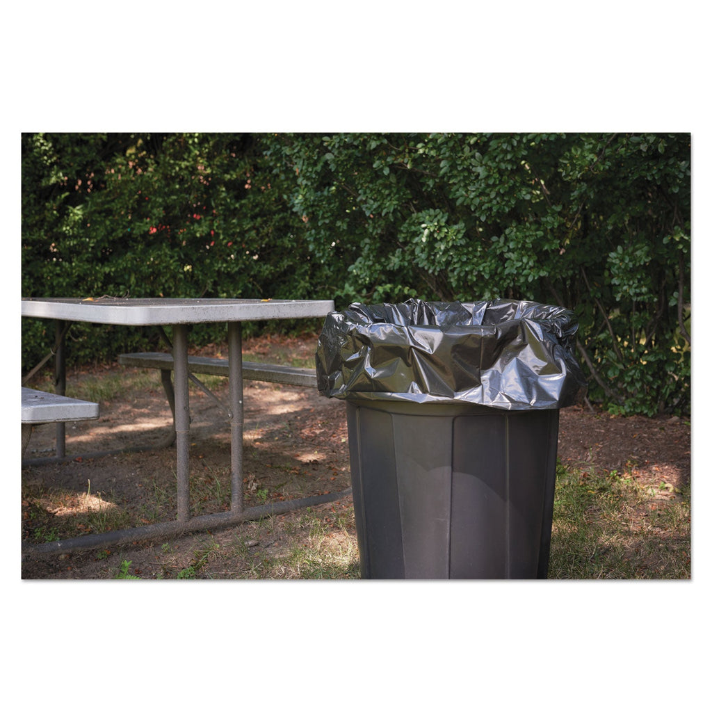 Stout Insect-Repellent Trash Bags, 55 gal, 2 mil, 37" x 52", Black, 65/Box