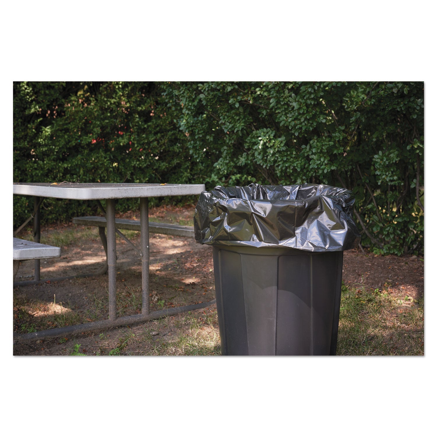 Stout Insect-Repellent Trash Bags, 55 gal, 2 mil, 37" x 52", Black, 65/Box
