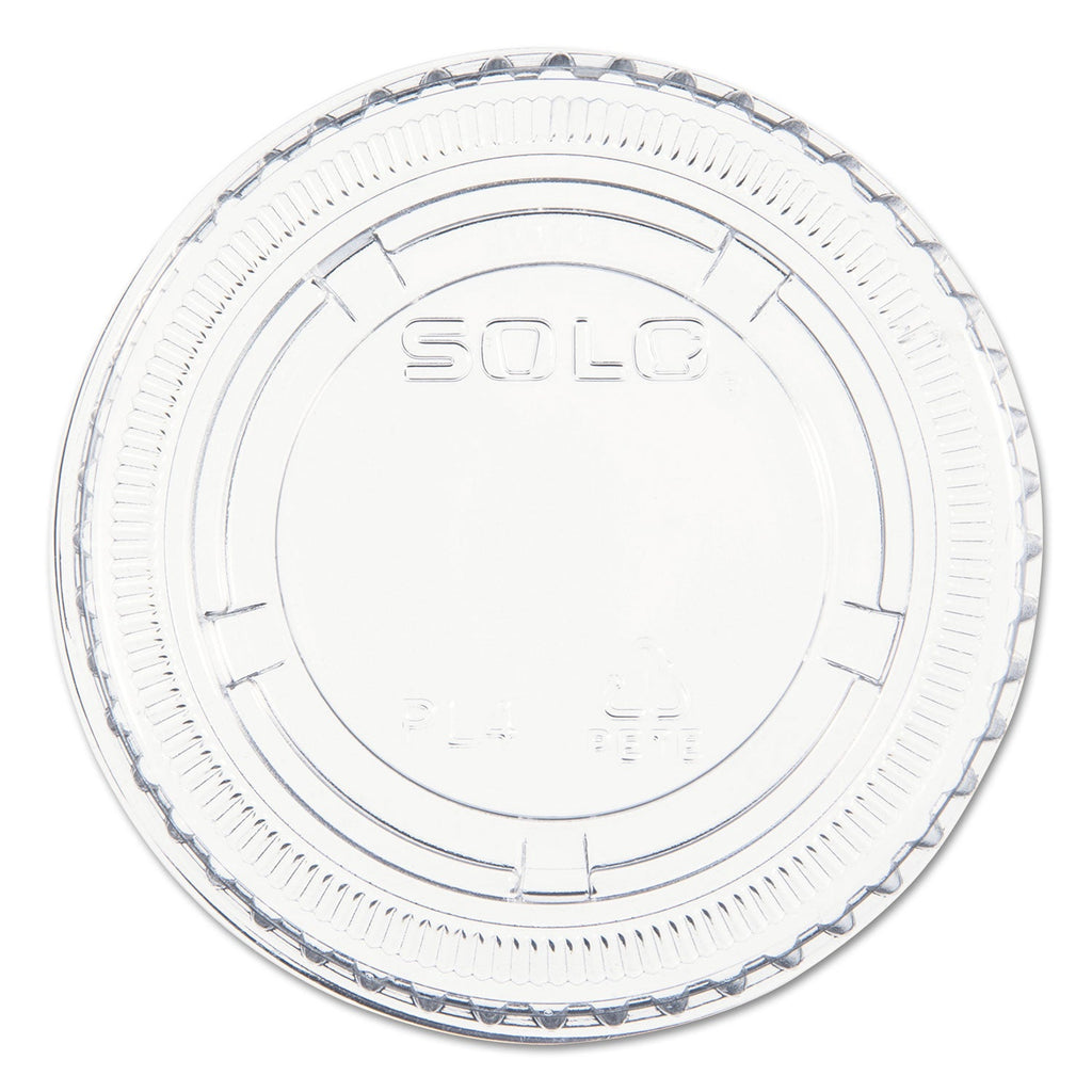 Dart Portion/Souffle Cup Lids, Fits 3.25 oz to 9 oz Cups, Clear, 125/Pack, 20 Packs/Carton