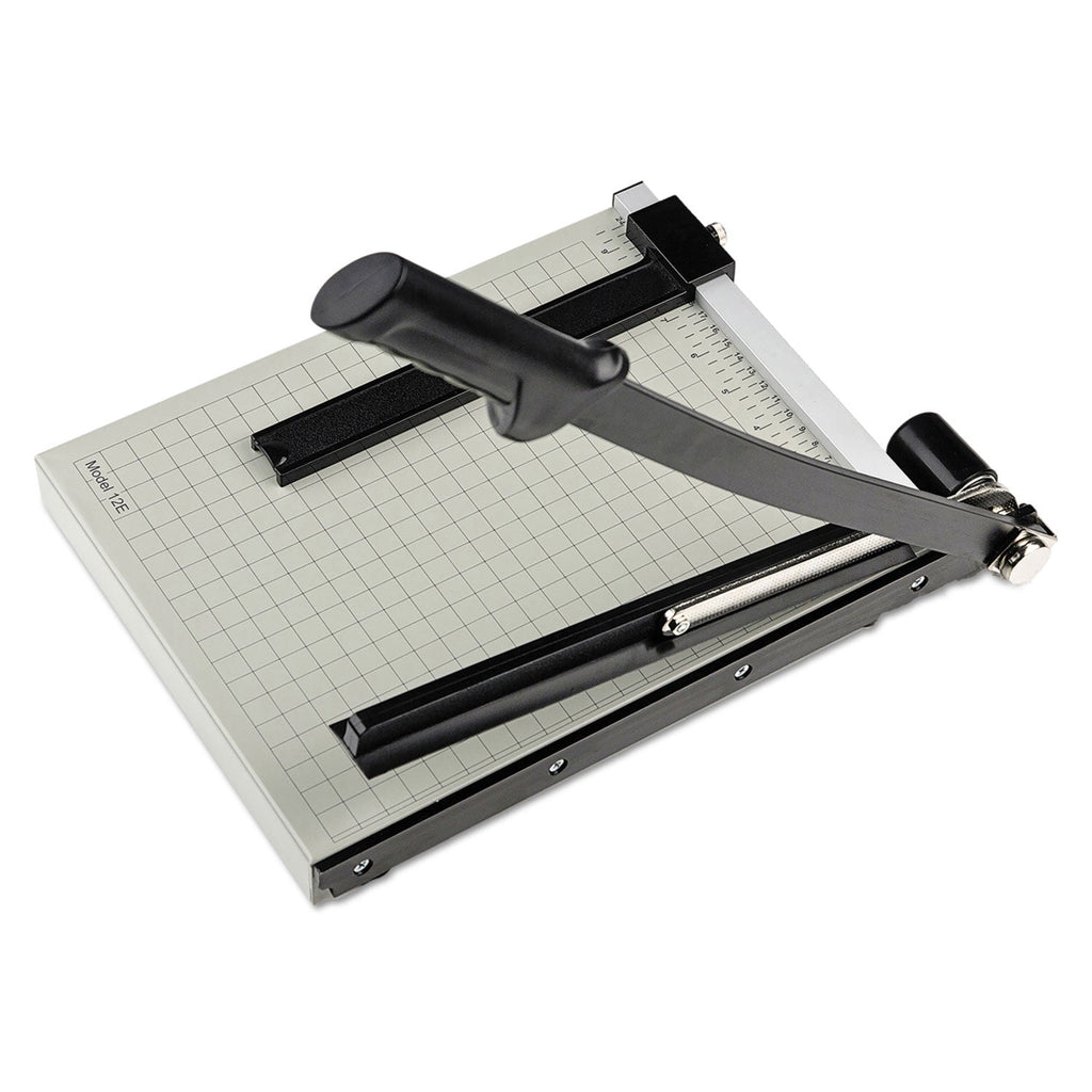 Dahle Vantage Guillotine Paper Trimmer/Cutter, 15 Sheets, 12" Cut Length, Metal Base, 10 x 12.75