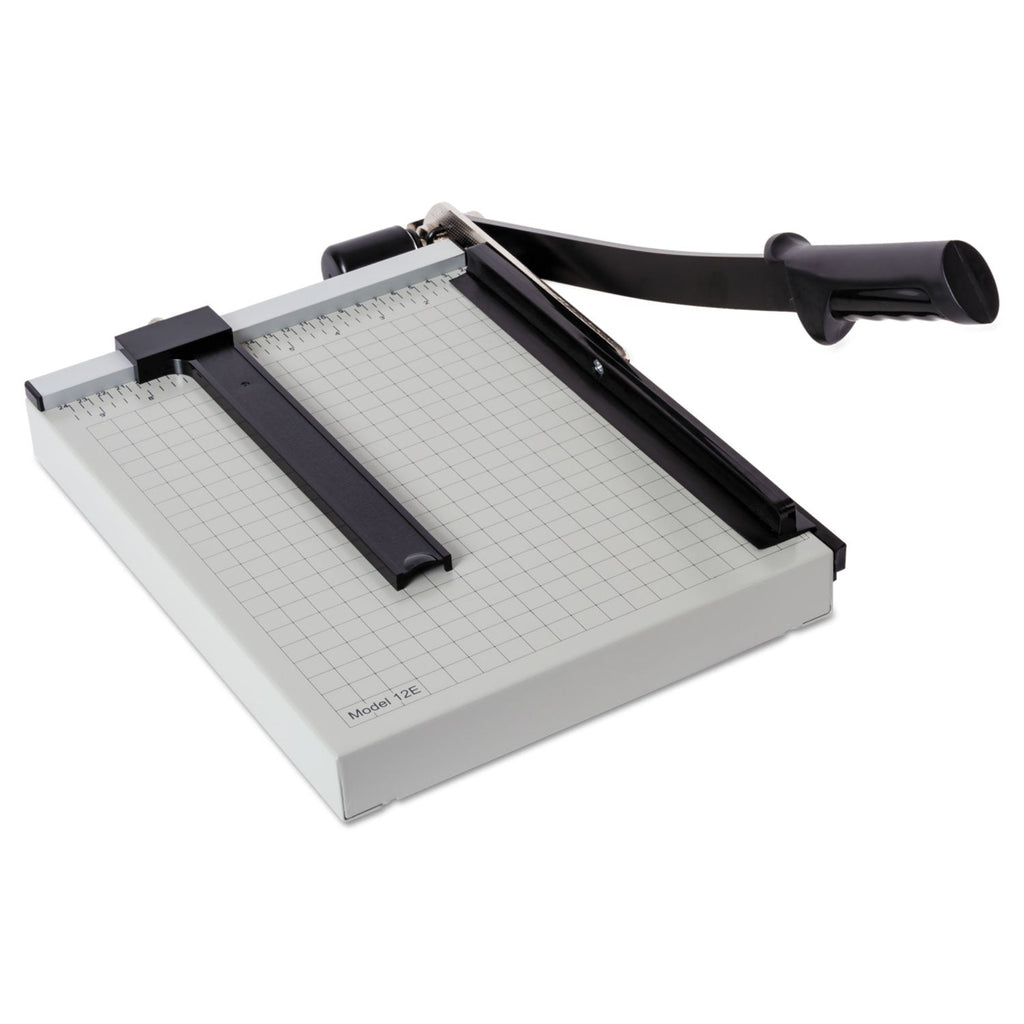 Dahle Vantage Guillotine Paper Trimmer/Cutter, 15 Sheets, 12" Cut Length, Metal Base, 10 x 12.75