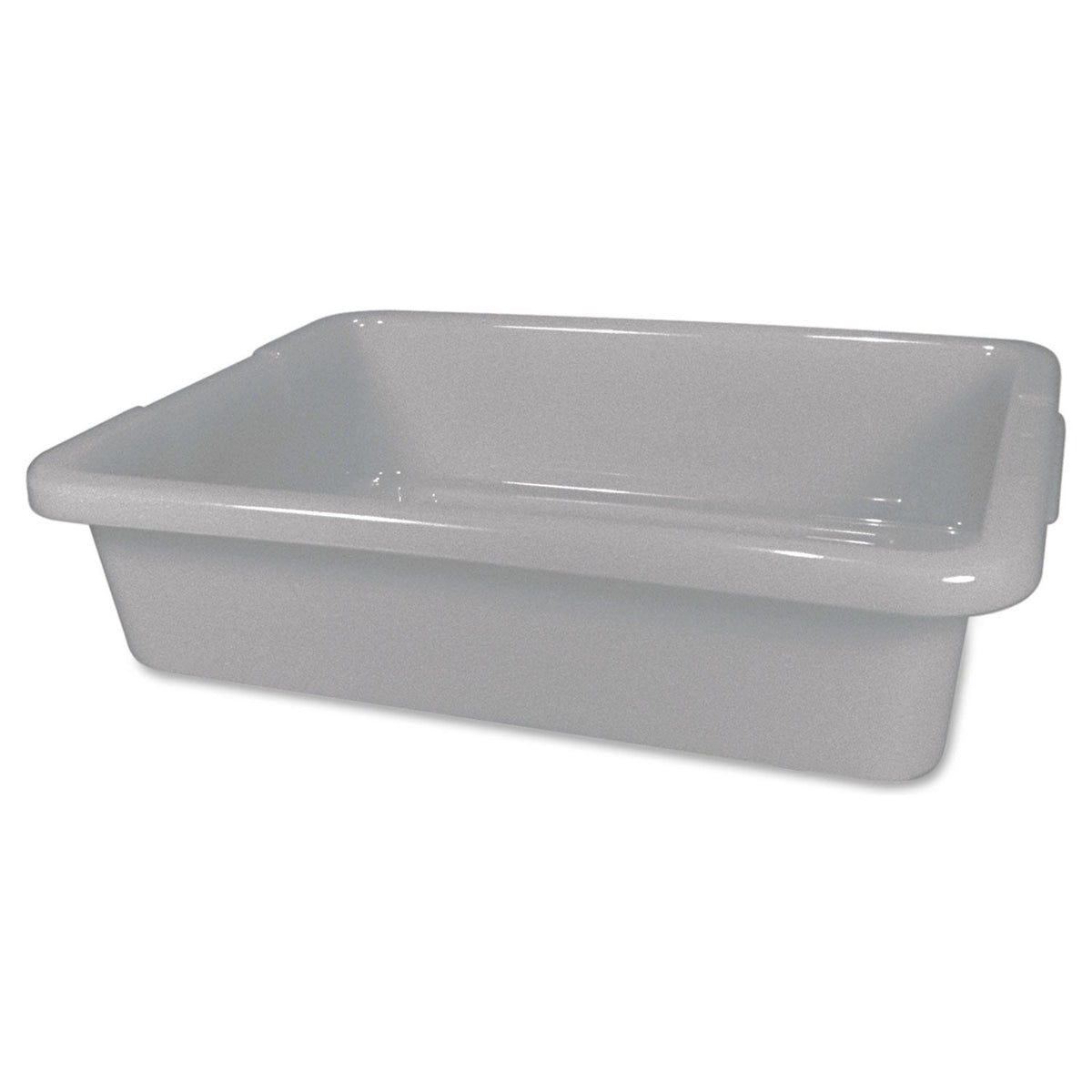 Rubbermaid Bus/Utility Tote, 20" x 15" x 5", Gray