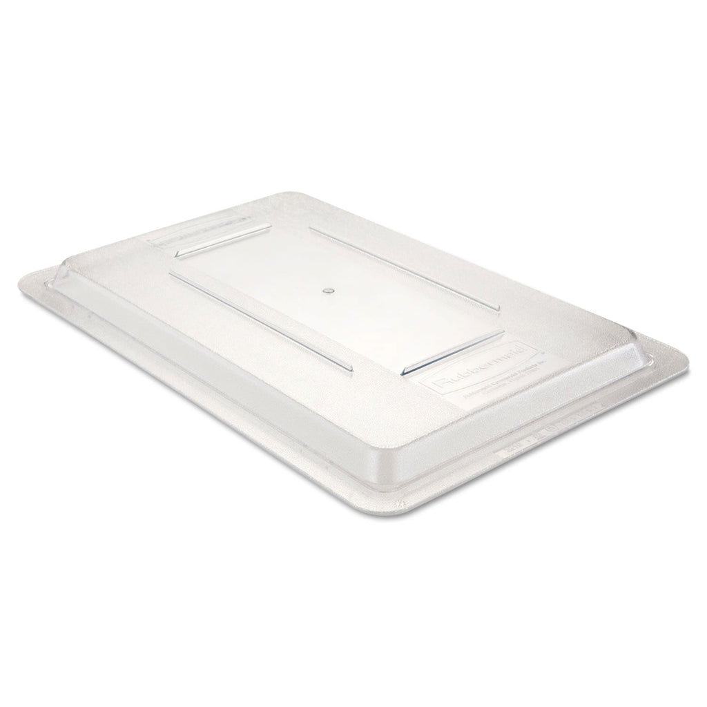 Rubbermaid Food/Tote Box Lids, 12 x 18, Clear, Plastic