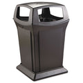 Rubbermaid Ranger Fire-Safe Container, Square, Structural Foam, 45 gal, Black