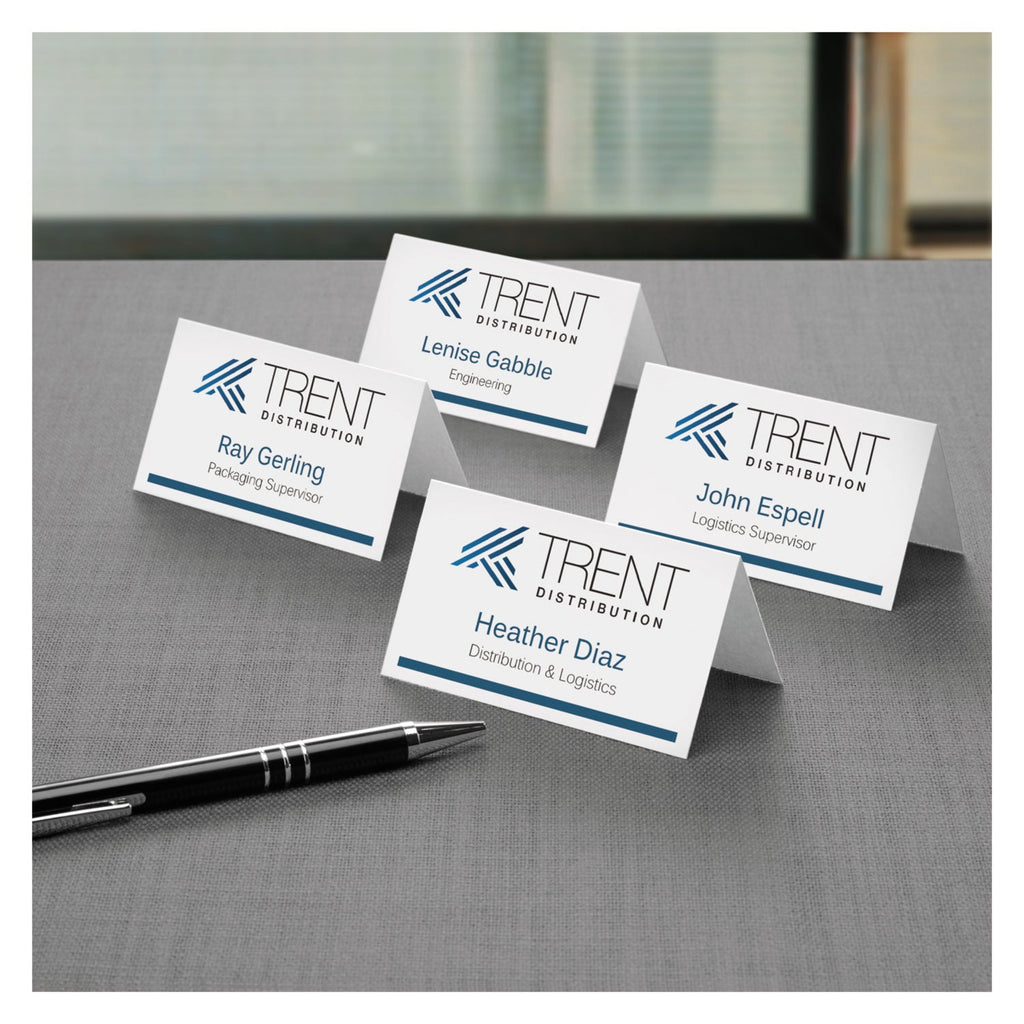 Avery Small Tent Card, White, 2 x 3.5, 4 Cards/Sheet, 40 Sheets/Pack