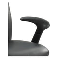 Safco Optional Fixed "L" Arms for Safco Uber Big and Tall Chairs, Black, 2/Set