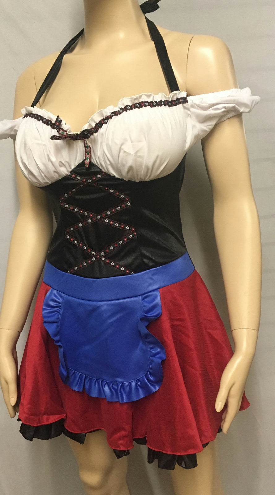 Alpenhof German Beer Maiden Fraulein Girl Women's Adult Costume Size M/L