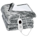 Electric Heated Flannel Throw Blanket 59x50in with 6 Heat Settings