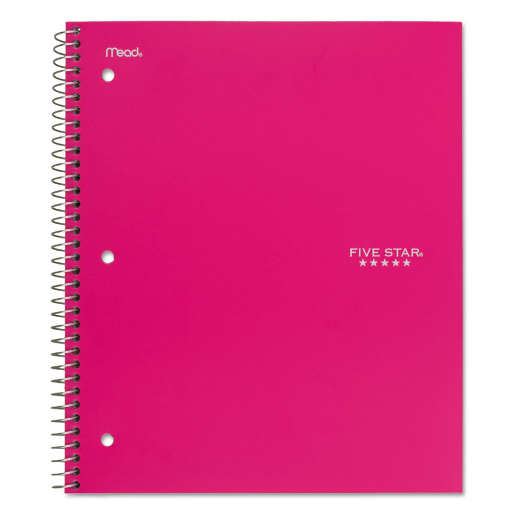 Five Star Trend Wirebound Notebook, 5 Subject, 4 Pockets, Medium/College Rule, Randomly Assorted Covers, 11 x 8.5, 200 Sheets