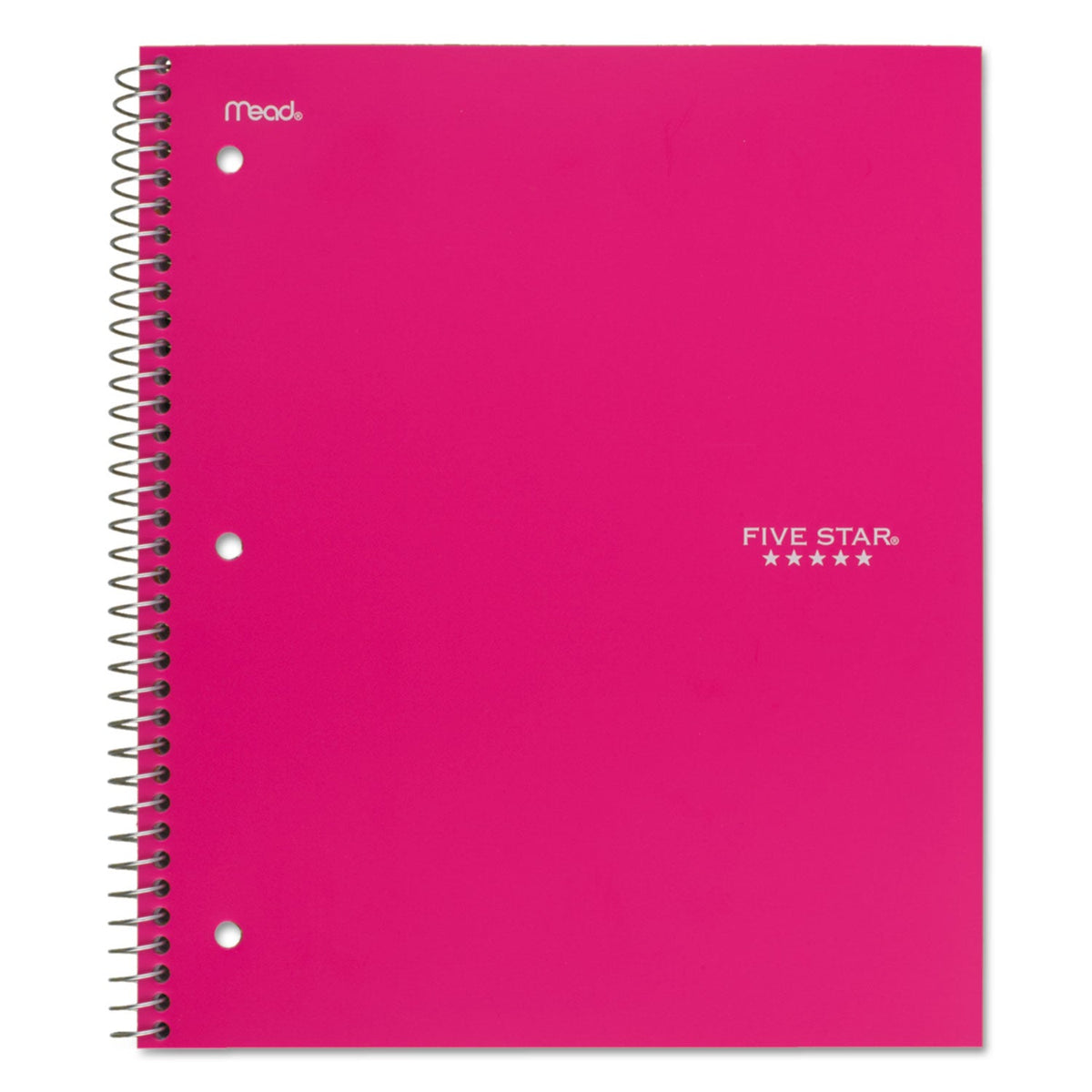Five Star Trend Wirebound Notebook, 3 Subject, Medium/College Rule, Randomly Assorted Covers, 11 x 8.5, 150 Sheets