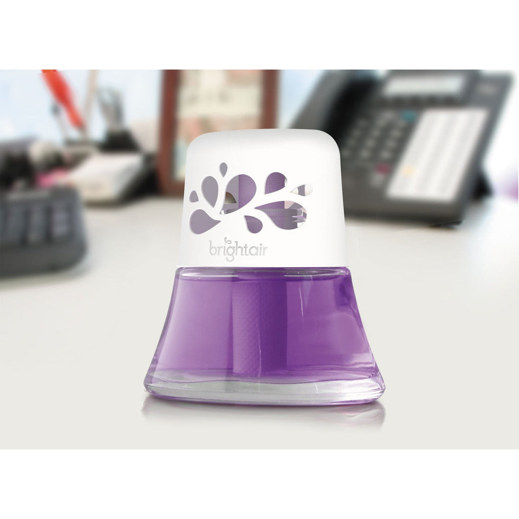 BRIGHT Air Scented Oil Air Freshener Sweet Lavender and Violet, 2.5 oz, 6/Carton