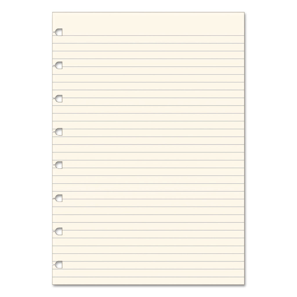 Filofax Notebook Refills, 8-Hole, 8.25 x 5.81, Narrow Rule, 32/Pack