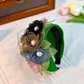Handmade Fabric Headband for Fashion Flower Series