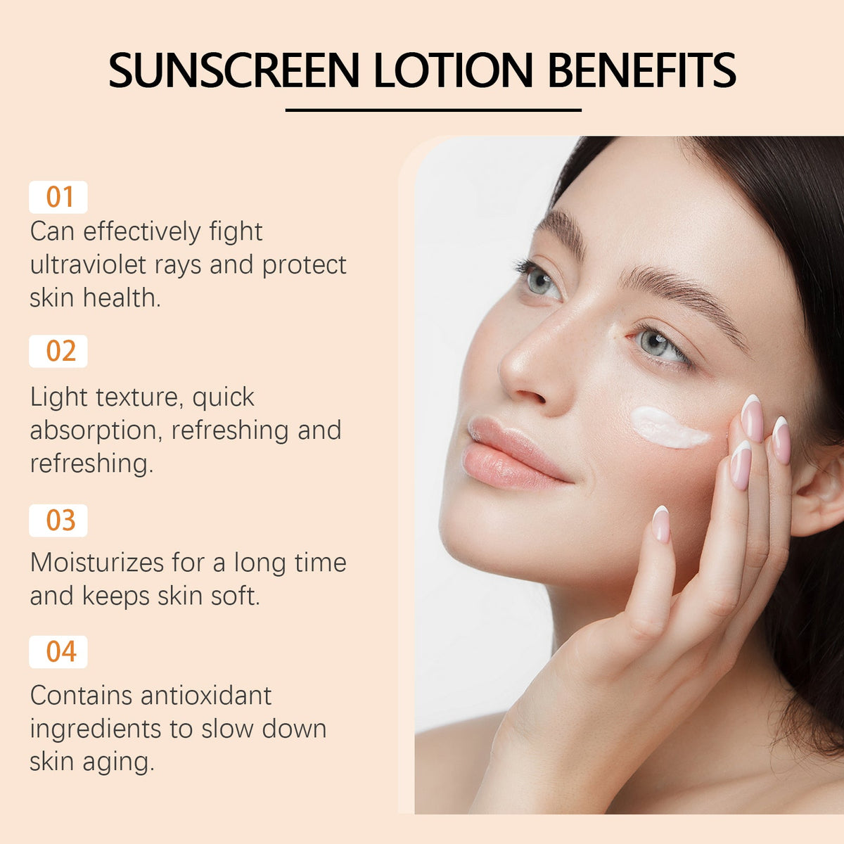 Gentle Protective Cream Outdoor Uv Isolation Non-Sticky Refreshing Moisturizing Skin Moisturizing Protective Cream