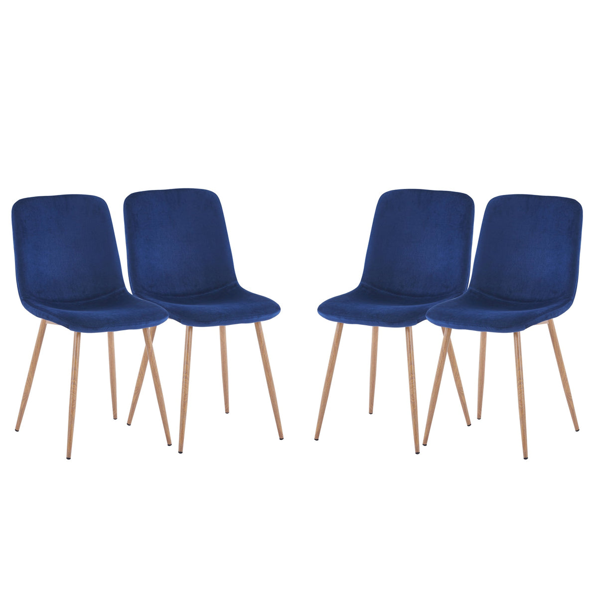Dining Chair 4PCS（BLUE）Modern style New technology Suitable for restaurants cafes taverns