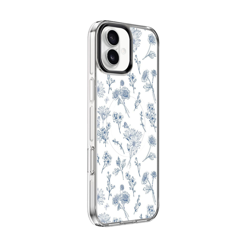 iPhone 16 Plus Floral Design Case with Swappable Back - Wireless Charging | Inspire Series