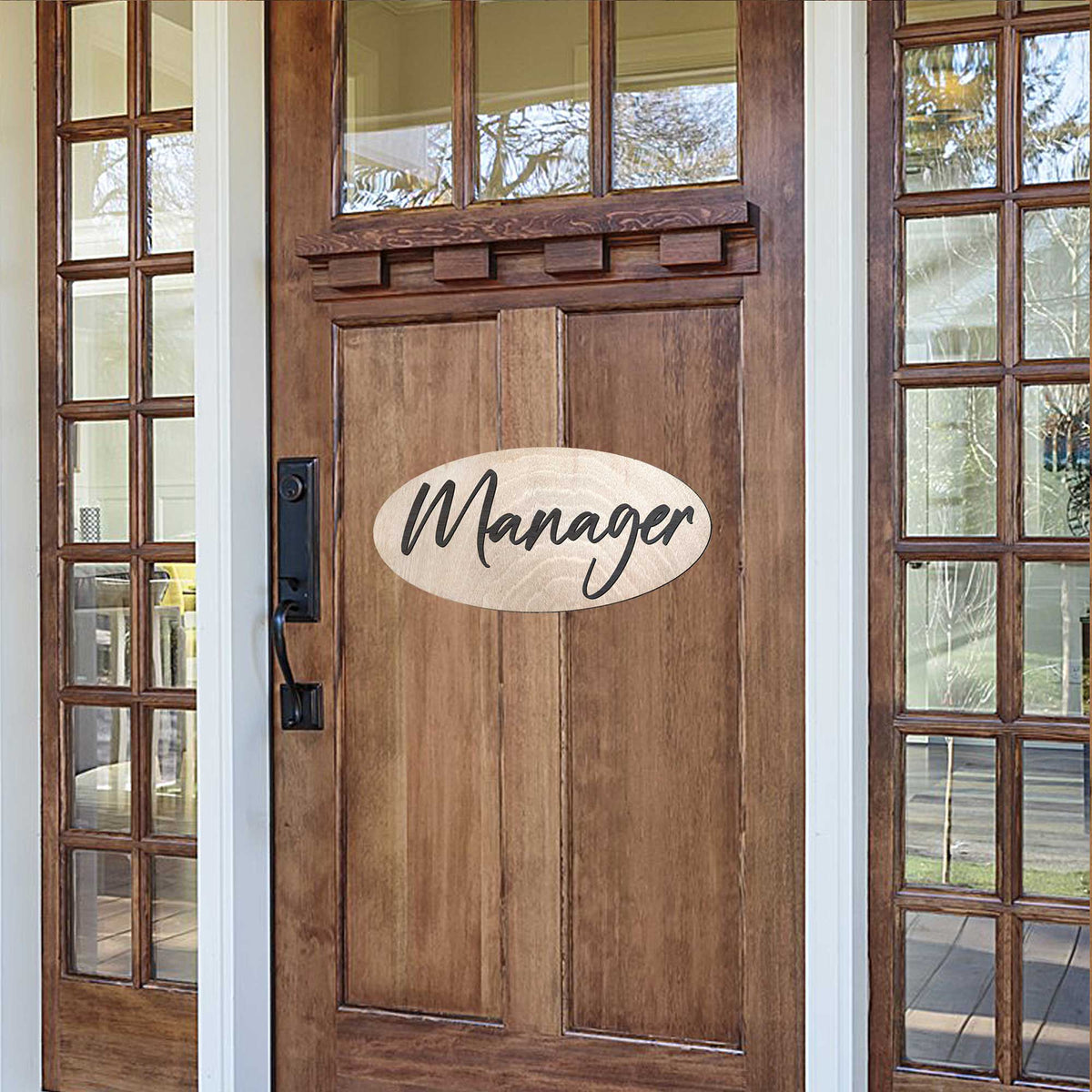 Manager Sign, wood sign, Office sign, Handmade in the USA Sign, Sings for business - 320318