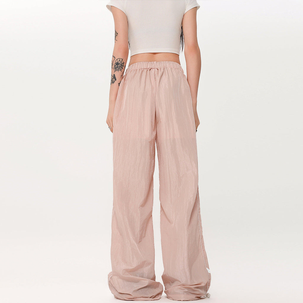 Fashion Women Bow Wide-leg Casual Pants