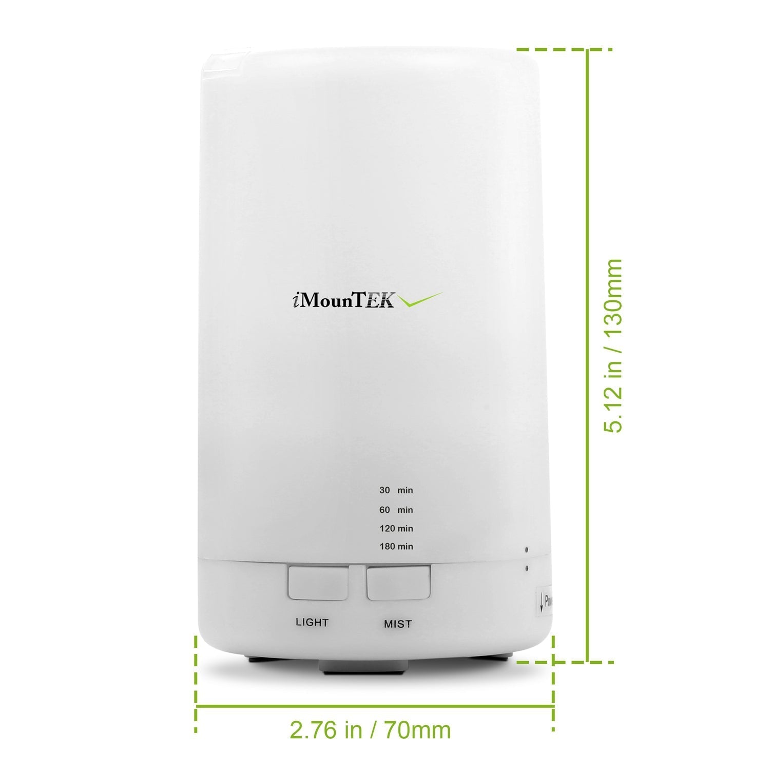 Mini Cool Mist Humidifier Ultrasonic Aroma Essential Oil Diffuser w/7 Color LED Lights 4 Timer Settings for Office Home Room Vehicle Study Yoga Spa