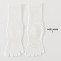 SpringSummer Yoga Socks Five-Toe Mid-Calf, Non-Slip