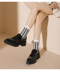 Niche Design Retro Mary Jane Shoes For Women Square Toe Shallow Mouth