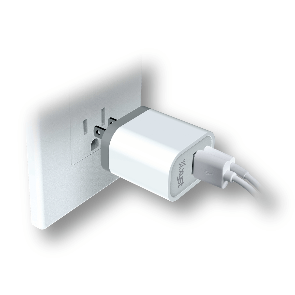 Xyst 3.4-Amp Dual USB Wall Charger with USB Port and USB Type-C Port