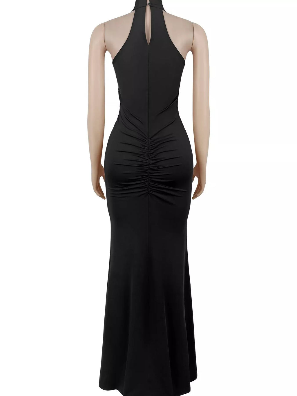 Sequin High Slit Sleeveless Maxi Dress