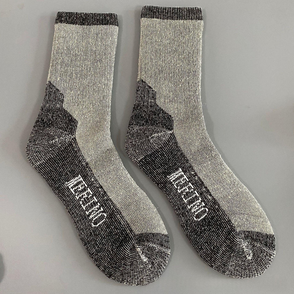 Wool Outdoor Hiking And Mountaineering Thickened Warm Ski Socks For Fall And Winter