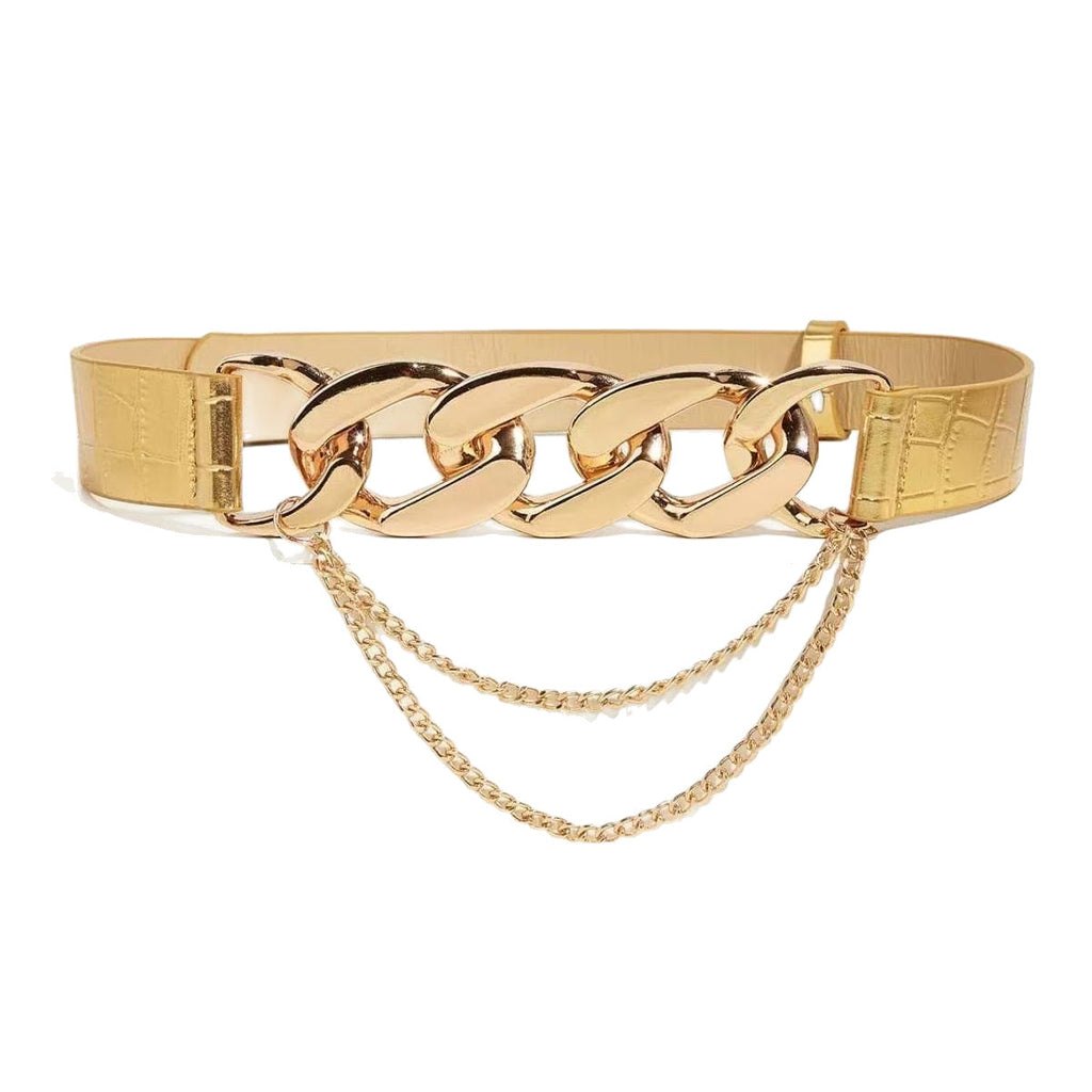 Elastic Fashion Suit Coat Decorative Belt
