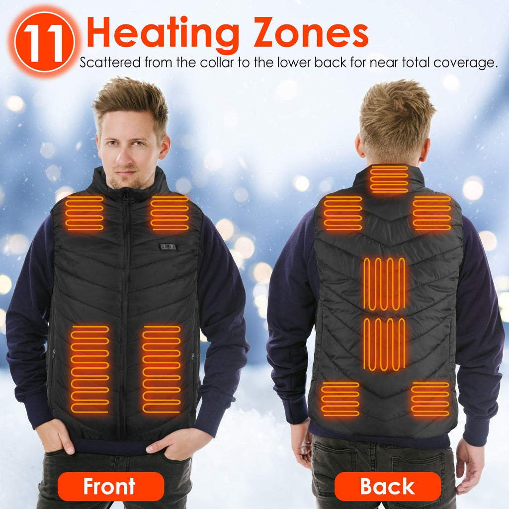 Heated Vest – USB Electric Thermal Jacket for Men & Women