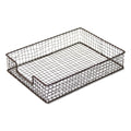 Universal Vintage Wire Mesh Letter Tray, 1 Section, Letter Size Files, 10.13" x 13.5" x 2.5", Vintage Bronze