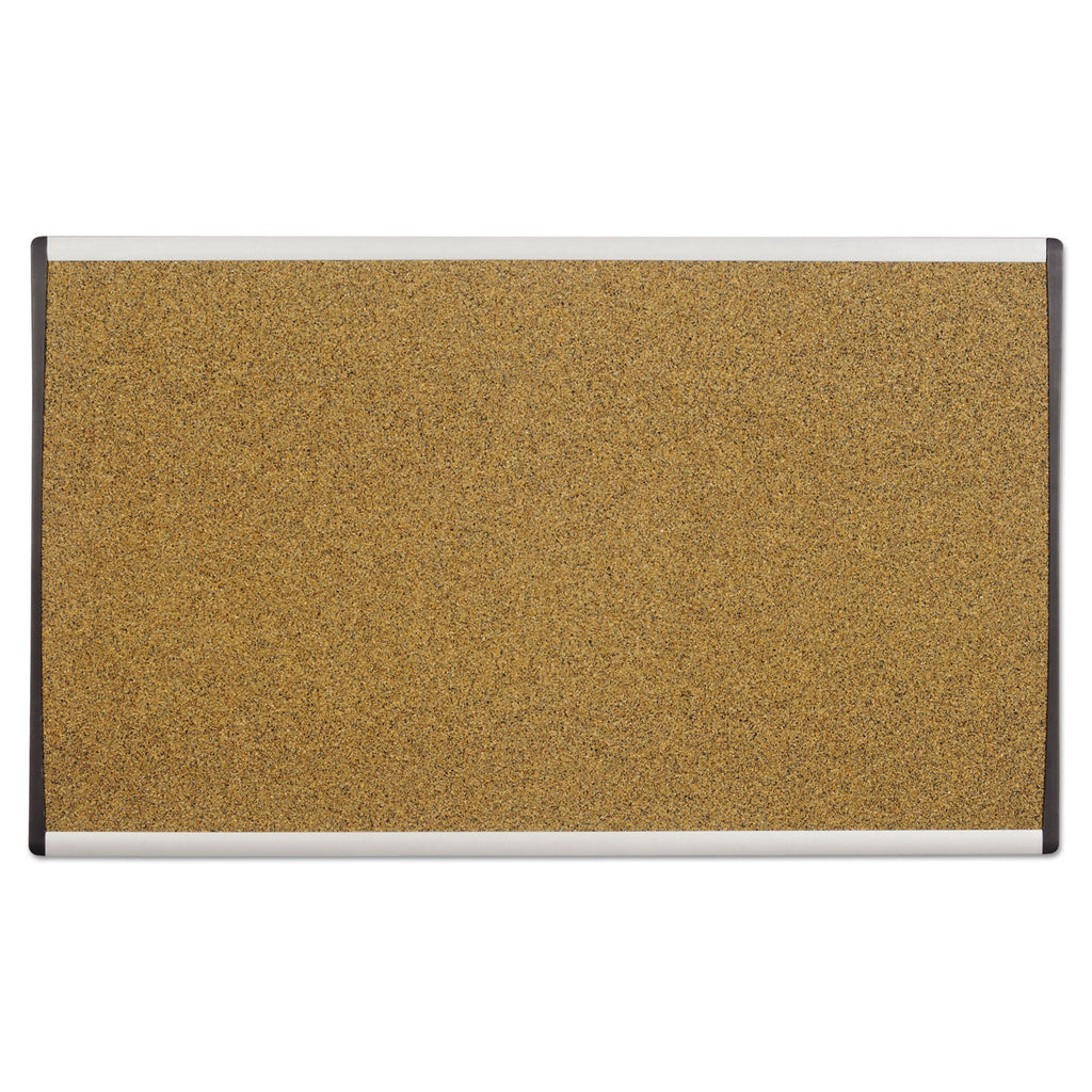 Quartet ARC Frame Cork Cubicle Board, 14 x 24, Tan, Aluminum Frame