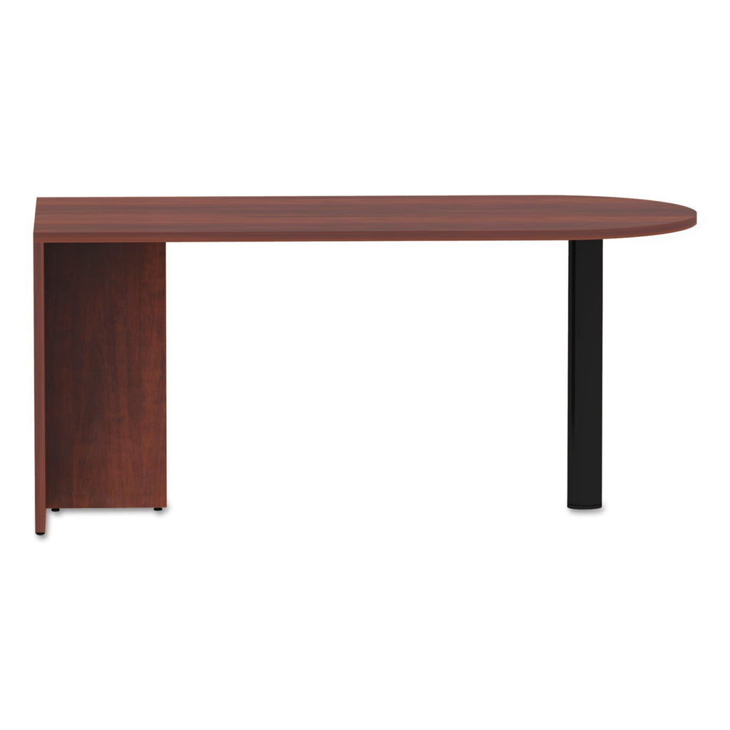 Alera Valencia Series D-Top Desk, 65" x 29.5" x 29.5", Medium Cherry