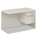 HON 38000 Series Return Pedestal, Box/File, 26.38w x 50.38d x 31.38h, Right, Silver/Light Gray