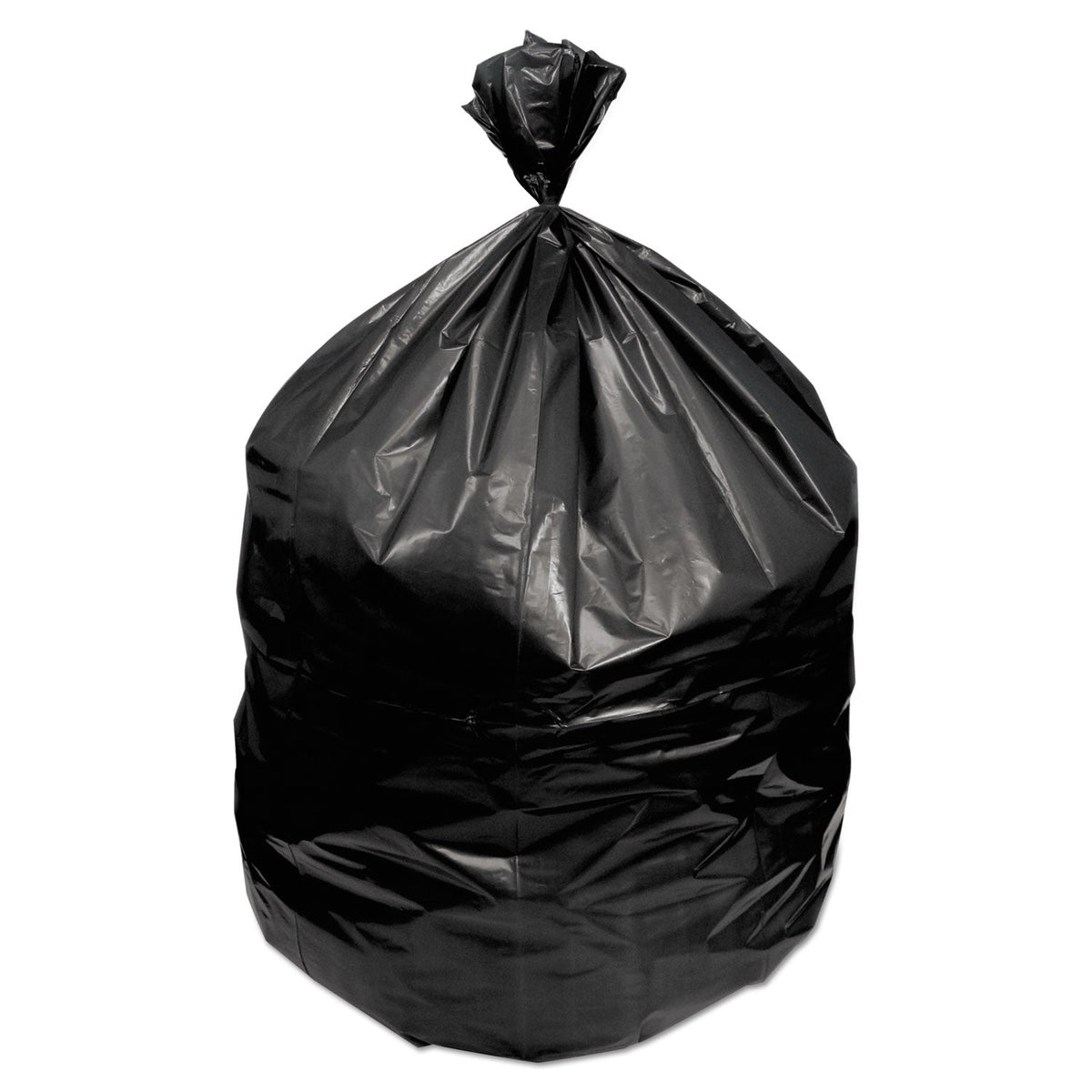AccuFit Linear Low Density Can Liners with AccuFit Sizing, 23 gal, 1.3 mil, 28" x 45", Black, 200/Carton