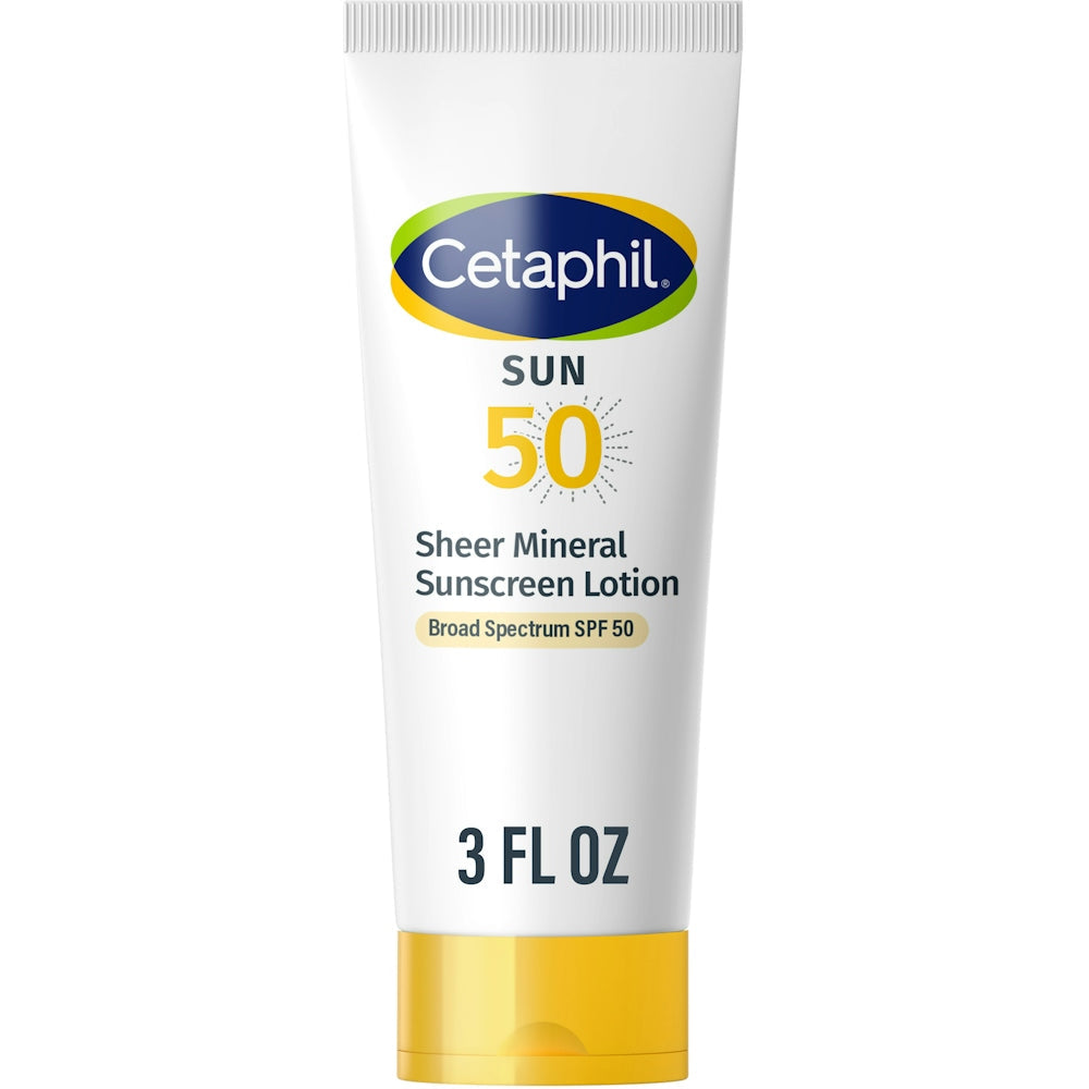 Cetaphil Sun Broad Spectrum Spf 50  Sheer Mineral Sunscreen  3 Fl Oz