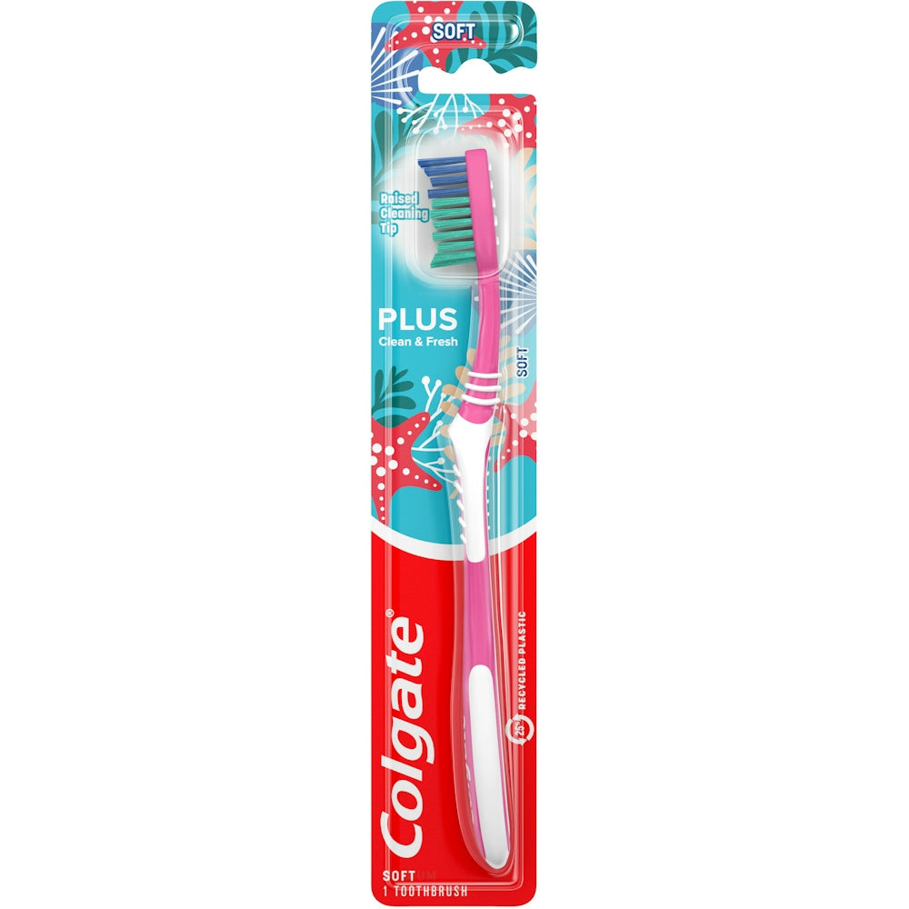 Colgate Plus Toothbrush, Full Head, Soft 02