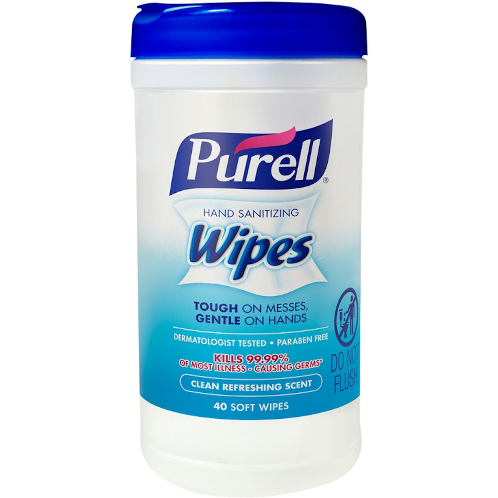 Purell Hand Sanitizing Wipes Clean Refreshing Scent 40 ct