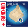BAND-AID® Water Block® Flex Large Adhesive Bandage, 3-1/2" x 4-1/2", 6-Pack